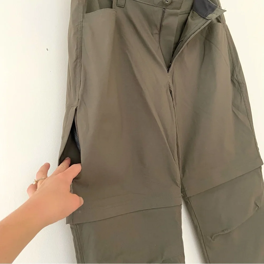 Eddie Bauer Convertible Tech Pants Mens 36x30 Zip Off Hiking Trail Performance
